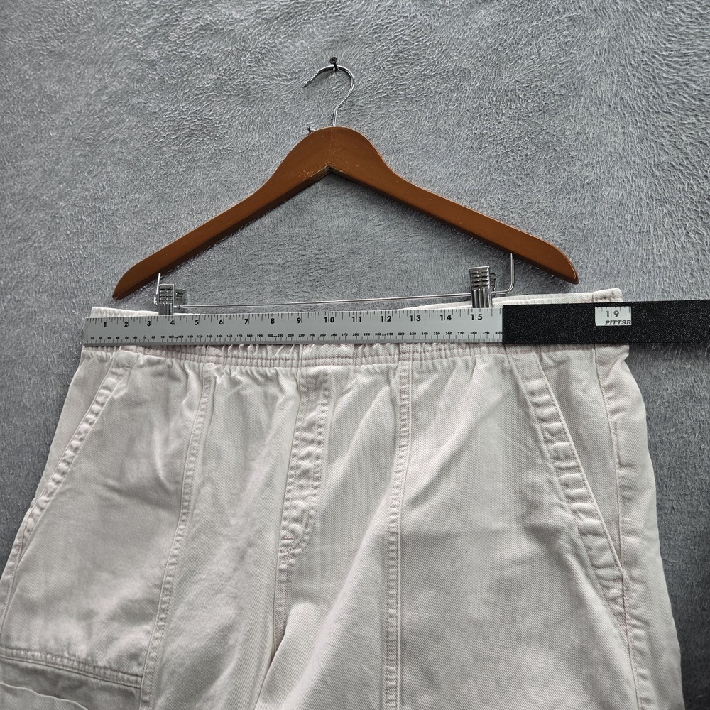 GAP Women Jeans XL Light Pink Denim Wide-Leg High Rise Relaxed - Picture 6 of 11